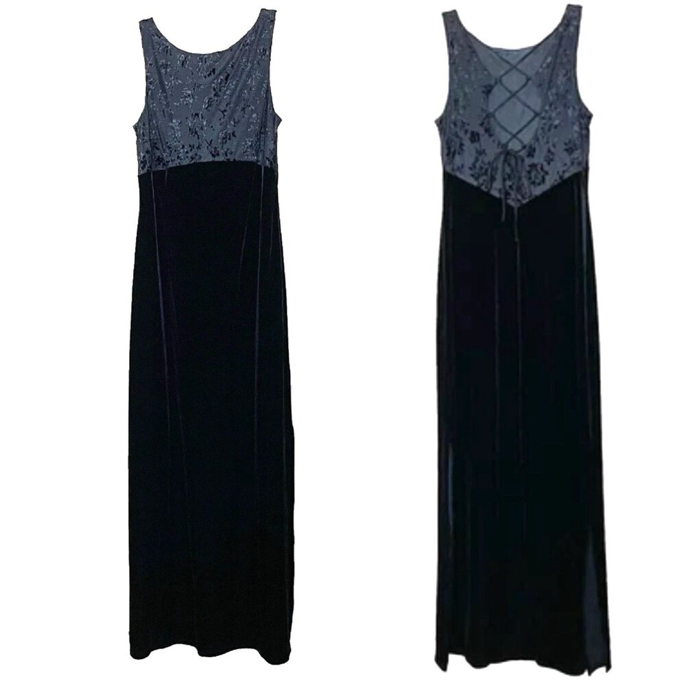 My Michelle Maxi Dress Medium Vintage Y2K Whimsigoth Fairy Lace-up Back Party